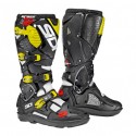 BOTAS SIDI CROSSFIRE 3 SRS NEGRO/AMARILLO/BLANCO.