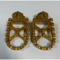 ESTRIBERAS X-POWER SOBREDIMENSIONADAS ORO YAMAHA WRF 250/450 01-18.