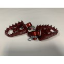 ESTRIBERAS X-POWER SOBREDIMENSIONADAS ROJO HUSQVARNA TE/FE 14-16.