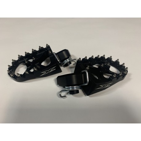 ESTRIBERAS X-POWER SOBREDIMENSIONADAS NEGRO HUSABERG TE/FE 09-14.