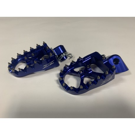 ESTRIBERAS X-POWER SOBREDIMENSIONADAS AZUL HUSABERG TE/FE 09-14.