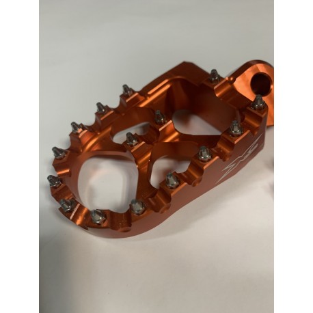ESTRIBERAS X-POWER SOBREDIMENSIONADAS NARANJA KTM EXC/EXC-F 98-16.