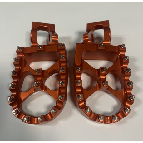 ESTRIBERAS X-POWER SOBREDIMENSIONADAS NARANJA HUSQVARNA TC/FC 16-21.