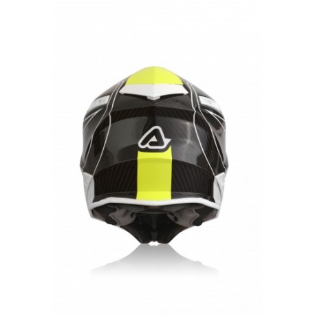 CASCO ACERBIS STEEL CARBON NEGRO/AMARILLO BRILLO.