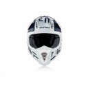 CASCO ACERBIS X-RACER VTR AZUL OSCURO/BLANCO MATE.