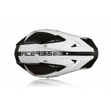 CASCO ACERBIS X-RACER VTR AZUL NARANJA/BLANCO MATE.