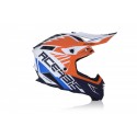 CASCO ACERBIS X-TRACK VTR NARANJA/AZUL MATE.