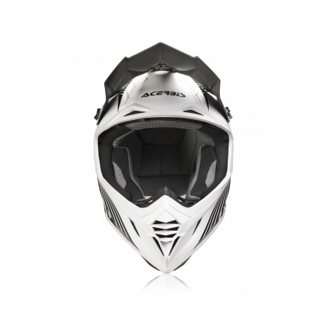 CASCO ACERBIS X-TRACK VTR BLANCO/NEGRO MATE.