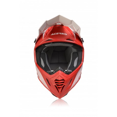 CASCO ACERBIS X-TRACK VTR ROJO/BLANCO MATE.