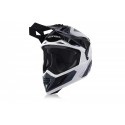 CASCO ACERBIS X-TRACK VTR NEGRO/BLANCO BRILLO.