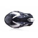 CASCO ACERBIS X-TRACK VTR NEGRO/BLANCO BRILLO.