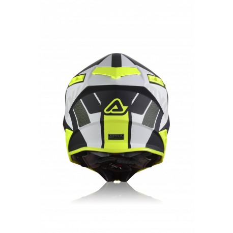 CASCO ACERBIS X-TRACK VTR AMARILLO FLÚOR /NEGRO MATE.