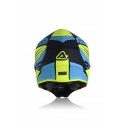 CASCO ACERBIS X-TRACK VTR AMARILLO FLÚOR /AZUL CLARO MATE.