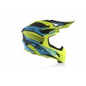CASCO ACERBIS X-TRACK VTR AMARILLO FLÚOR /AZUL CLARO MATE.