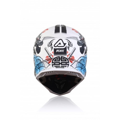 CASCO ACERBIS PROFILE 4 BLANCO/AZUL/ROJO MATE.