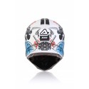 CASCO ACERBIS PROFILE 4 BLANCO/AZUL/ROJO MATE.