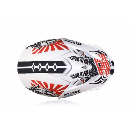 CASCO ACERBIS PROFILE 4 BLANCO/AZUL/ROJO MATE.