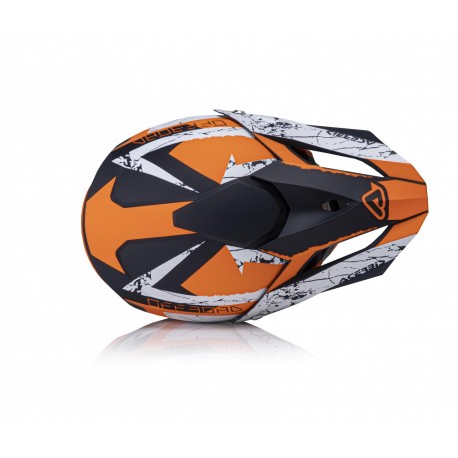 CASCO ACERBIS PROFILE 4 NARANJA/NEGRO MATE.