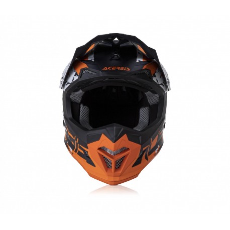 CASCO ACERBIS PROFILE 4 NARANJA/NEGRO MATE.