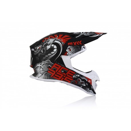 CASCO ACERBIS PROFILE 4 NEGRO/GRIS MATE.