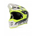 CASCO ACERBIS PROFILE 4 AMARILLO FLÚOR/BLANCO MATE.