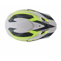 CASCO ACERBIS PROFILE 4 AMARILLO FLÚOR/BLANCO MATE.