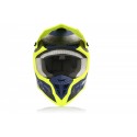 CASCO ACERBIS LINEAR AMARILLO/AZUL MATE.