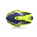 CASCO ACERBIS LINEAR AMARILLO/AZUL MATE.