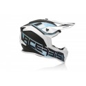 CASCO ACERBIS LINEAR AZUL CLARO/BLANCO MATE.