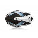 CASCO ACERBIS LINEAR AZUL CLARO/BLANCO MATE.