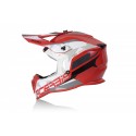 CASCO ACERBIS LINEAR ROJO/BLANCO BRILLO.