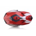 CASCO ACERBIS LINEAR ROJO/BLANCO BRILLO.