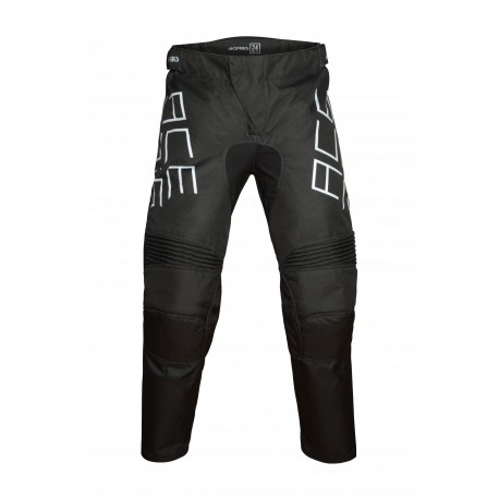 PANTALÓN ACERBIS MX TRACK JUNIOR NEGRO.