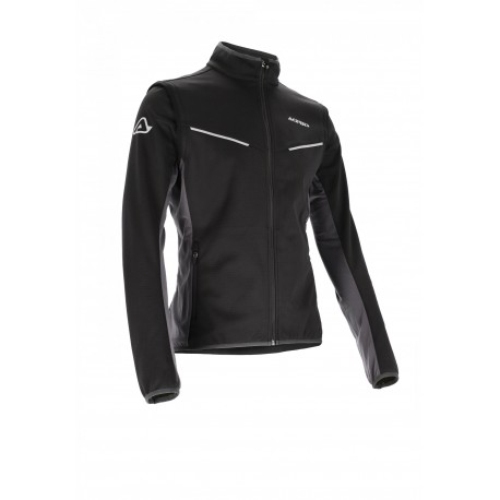 CHAQUETA ACERBIS SOFTHELL TRACK NEGRO/GRIS.