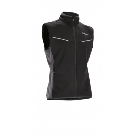 CHAQUETA ACERBIS SOFTHELL TRACK NEGRO/GRIS.