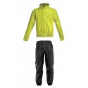 CONJUNTO ACERBIS IMPERMEABLE RAN SUIT AMARILLO FLÚOR/NEGRO.