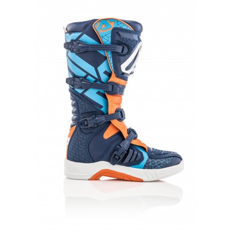 BOTAS ACERBIS X-TEAM AZUL/NARANJA.