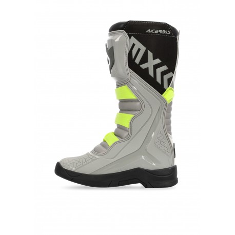Botas Acerbis X-Team Gris/Amarillo.