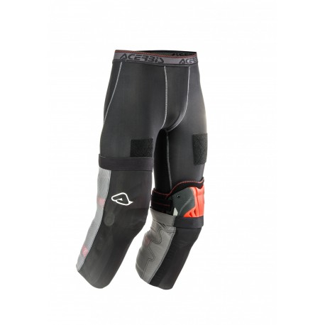 MEDIAS ELÁSTICAS ACERBIS X-KNEE NEGRO.