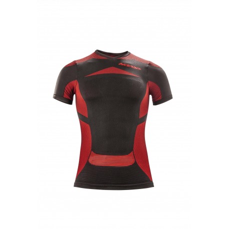 CAMISETA INTERIOR ACERBIS X-BODY ROJO/NEGRO.