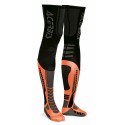 CALCETINES ACERBIS X-LEG PRO NARANJA FLÚOR/NEGRO.