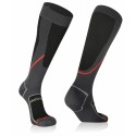 CALCETINES ACERBIS NO-WET GRIS/NEGRO.