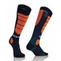 CALCETINES ACERBIS MX IMPACT NARANJA FLÚOR/AZUL.