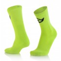 CALCETINES ACERBIS COTTON AMARILLO FLÚOR.