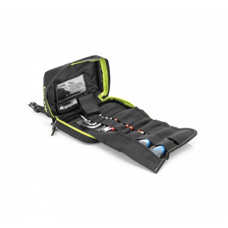 BOLSA DE GUARDABARROS ACERBIS NEGRO/AMARILLO FLÚOR.
