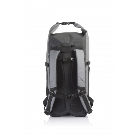 MOCHILA ACERBIS X-WATER 28L GRIS/NEGRO.