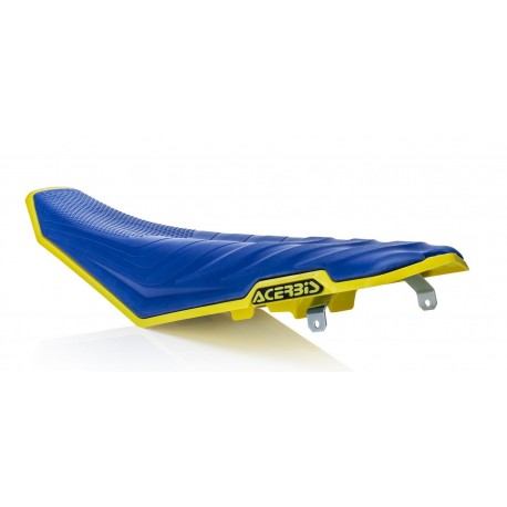 ASIENTO ACERBIS X-SEATS BLANDO SUZUKI RMZ 250 19-21 AZUL/AMARILLO.