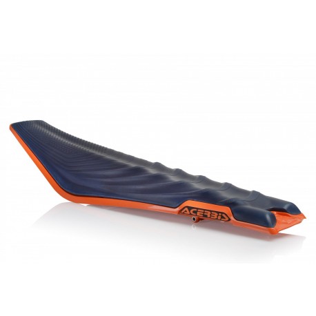 ASIENTO ACERBIS X-SEATS BLANDO KTM EXC/EXC-F 20-22 AZUL OSCURO/NARANJA.