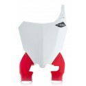 Placa de Portanúmeros Acerbis Honda Crf 250 r 18-21 Blanco/Rojo.