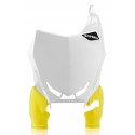 Placa de Portanúmeros Acerbis Suzuki Rmz 250 19-21 Blanco/Amarillo.